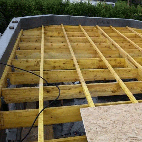 Charpente pour toit plat